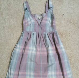 Authentic Burberry Pink plaid dress  2